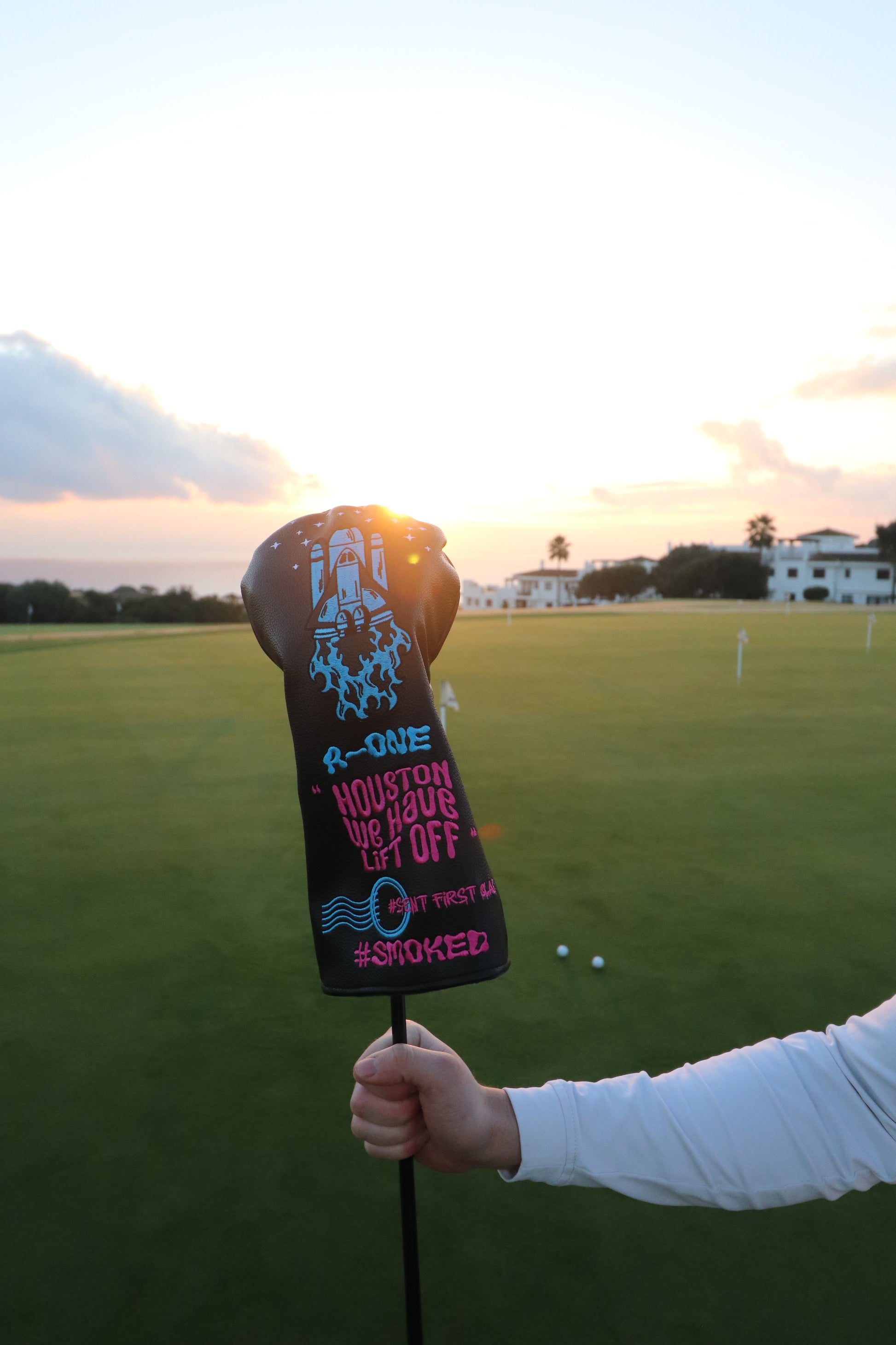 A-ONE Houston We Have Lift Off Fairway Headcover
