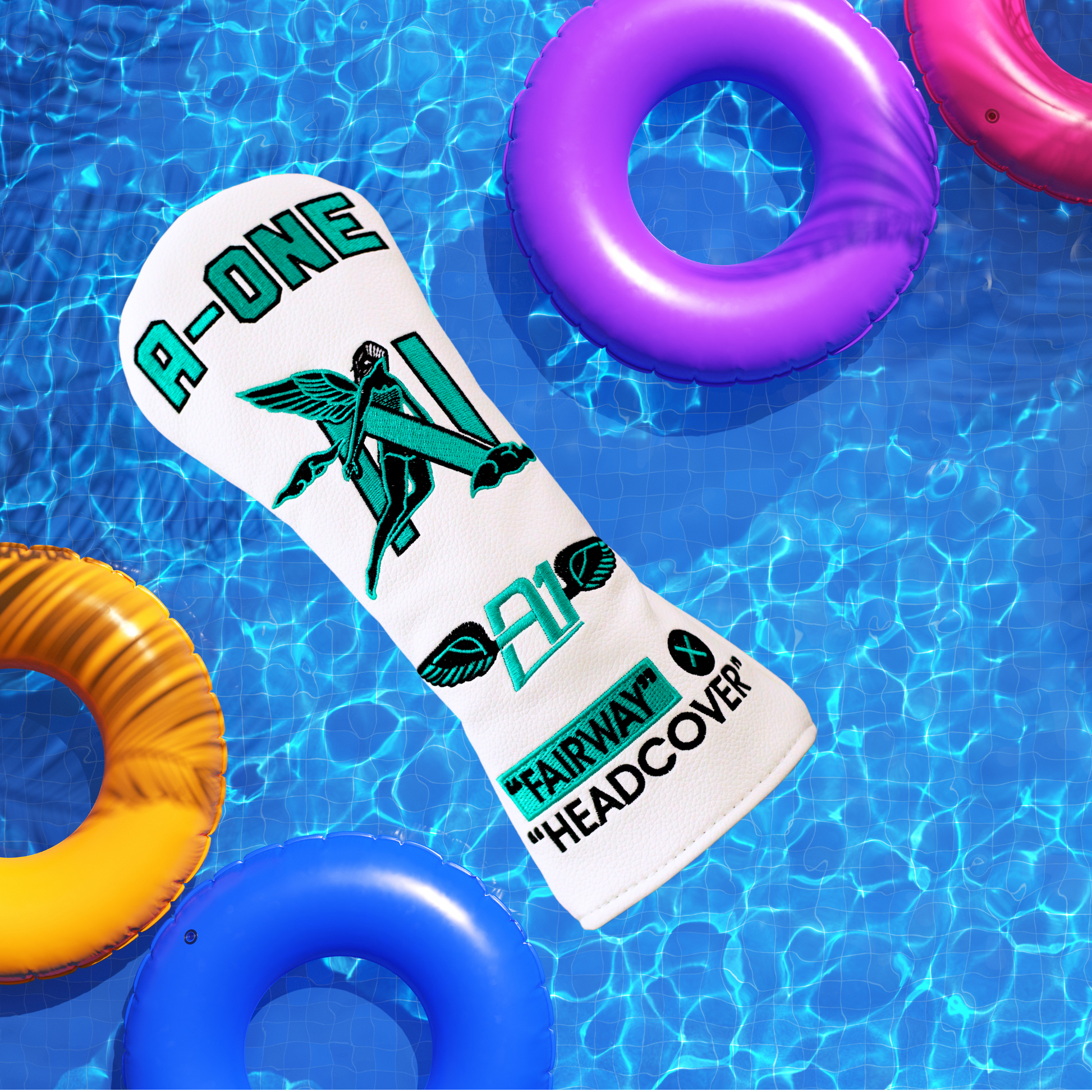 A-ONE Angel Themed Fairway Headcover