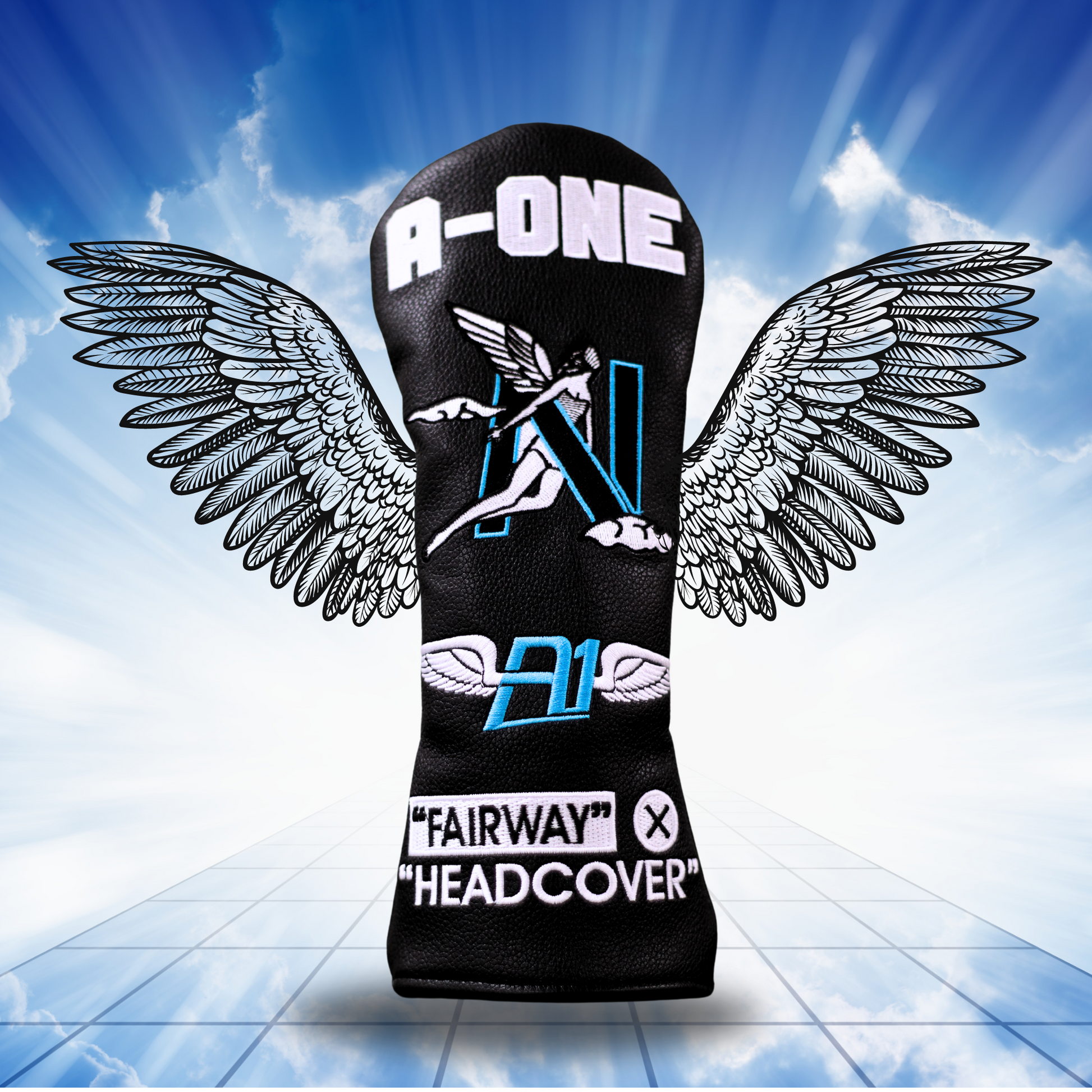 A-ONE Angel themed fairway headcover