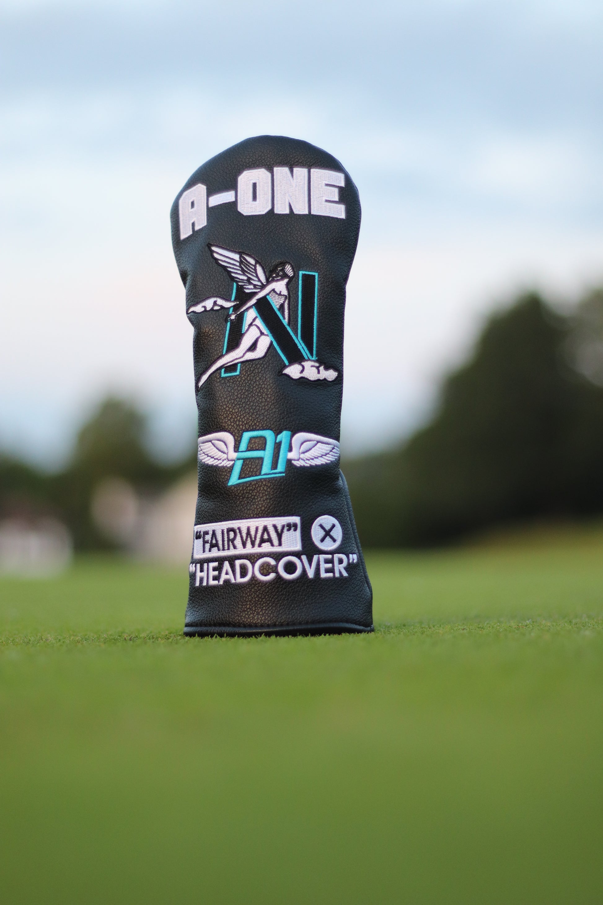 A-ONE Angel themed fairway headcover