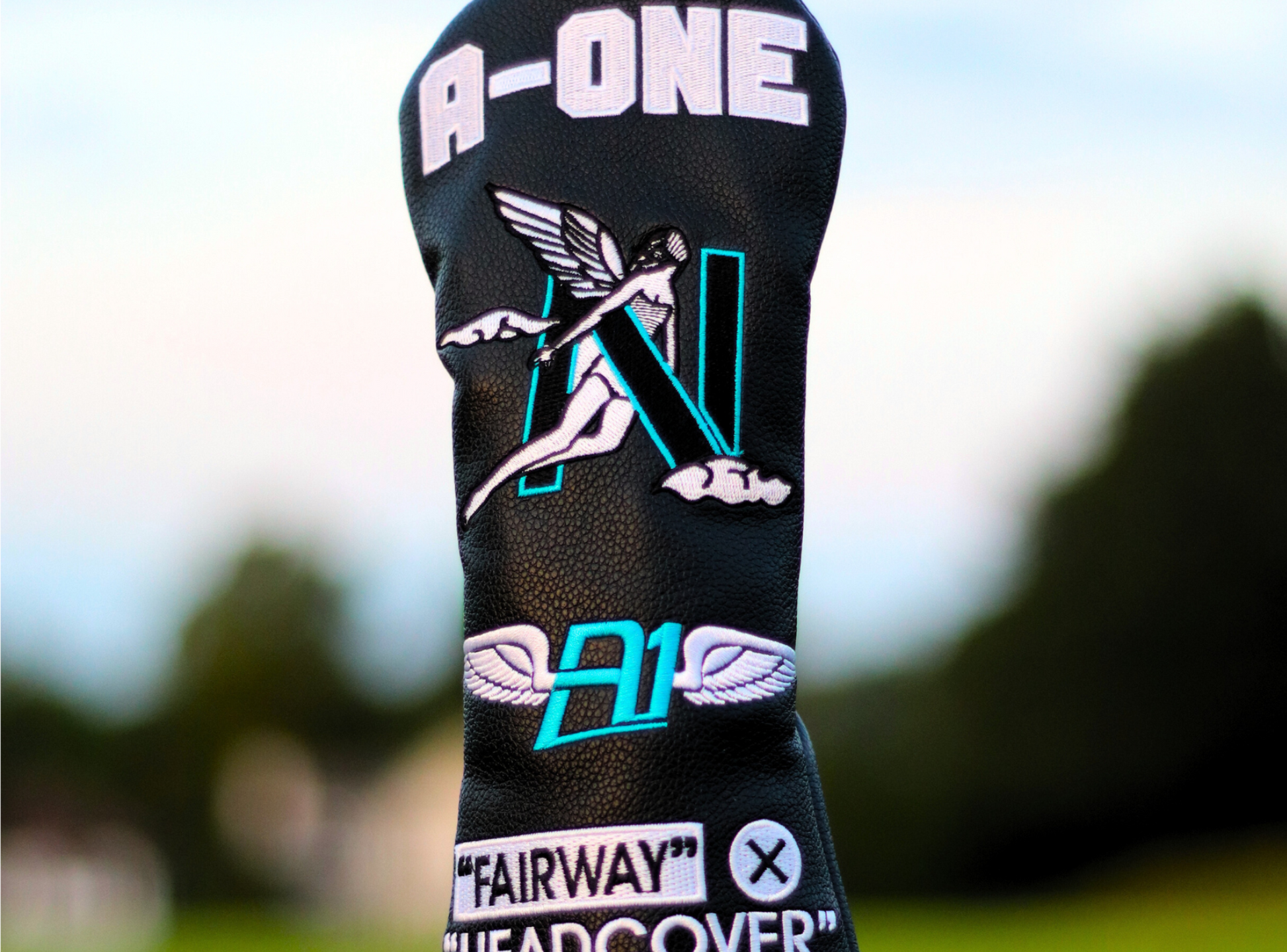 A-ONE Angel themed fairway headcover